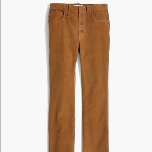 NWOT Madewell Demi Cali Boot Corduroys